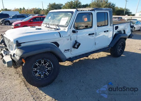 2020 Jeep Gladiator Sport S 4X4 из США, поврежденный, VIN 1C6HJTAG9LL175001